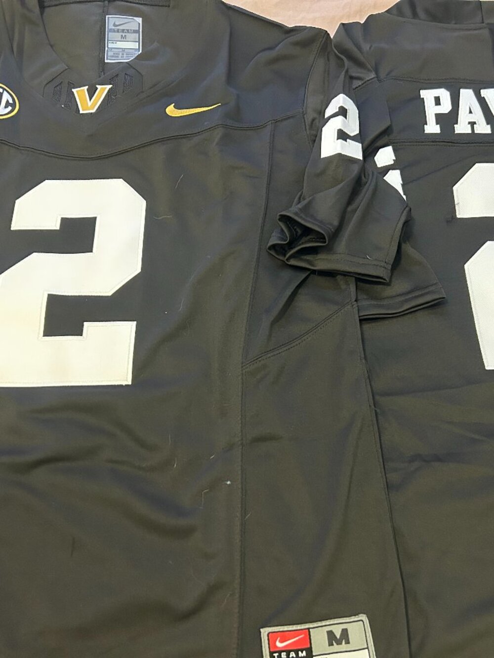 Nike VANDERBILT COMMODORES DIEGO PAVIA Men's JERSEY Sz M,L,XL,2XL New w tags